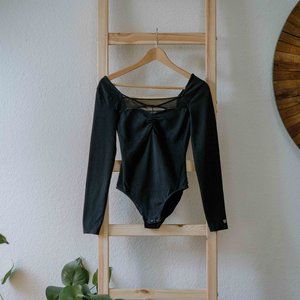 Black Long Sleeved Body Suit
